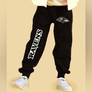 Baltimore Ravens Toddler Joggers sweatpants 5T Medium